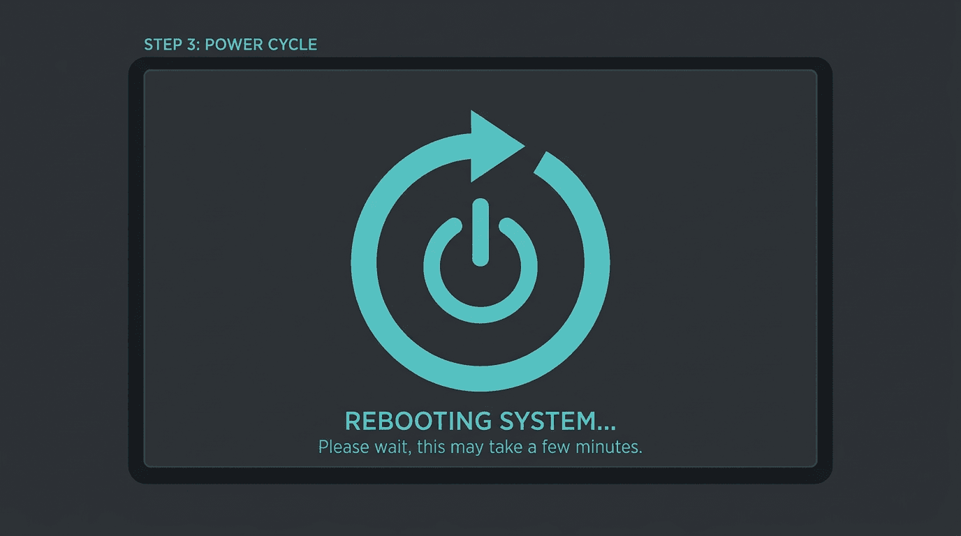 Restart Enigma2 receiver