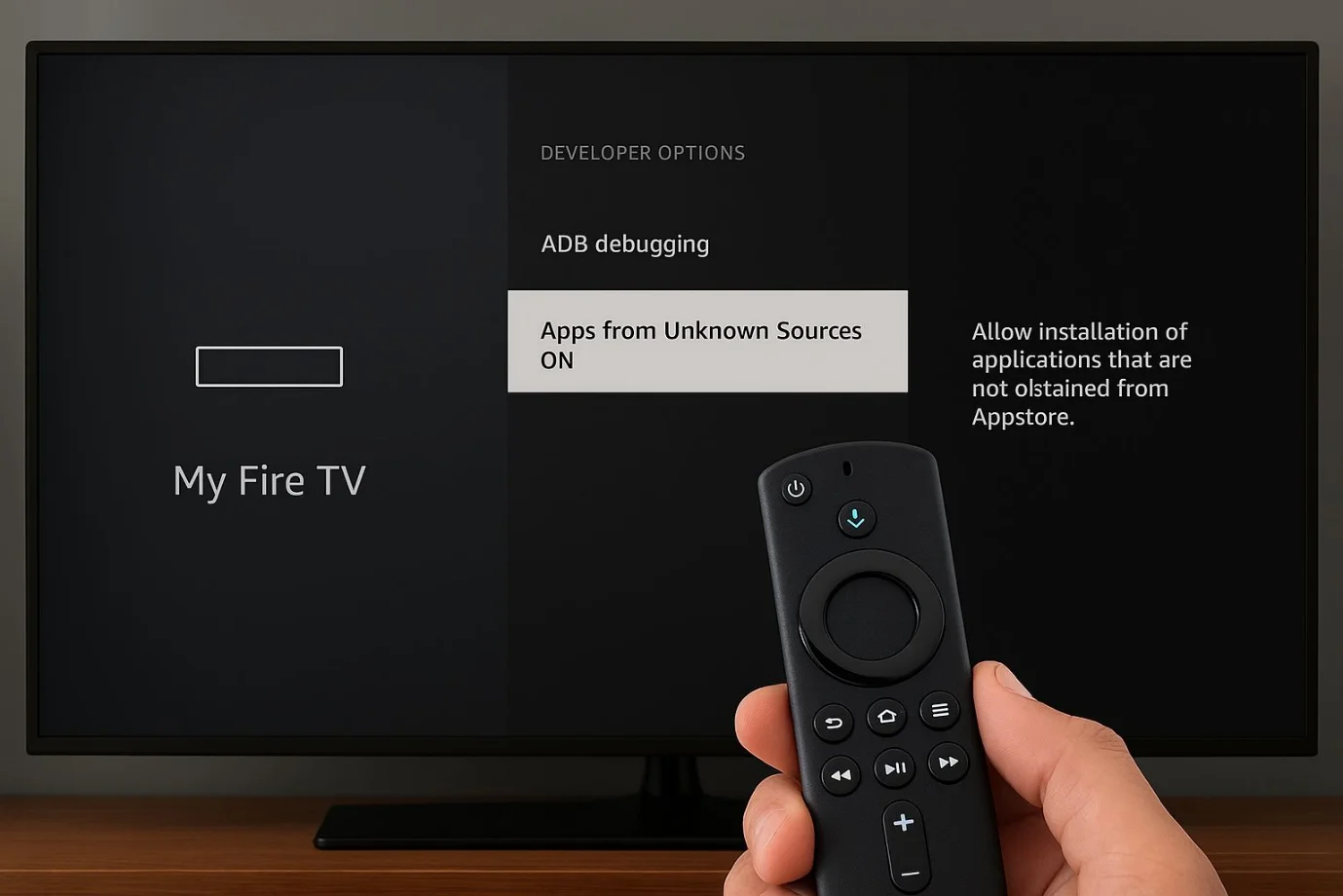 Enable Apps from Unknown Sources on Fire TV